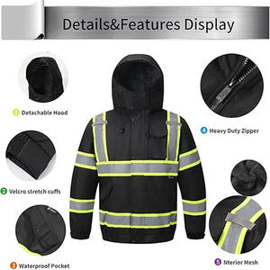 Chaquetas de Seguridad de Alta Visibilidad de Manga Larga para Hombre, Diseño Personalizado, Nuevo Modelo, Cómodas, Precio de Fábrica, Cargadas por Dress Sports - Product Image 3