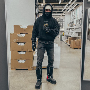 Sudaderas con capucha para hombre de gran tamaño lisas con estampado personalizado de algodón pesado en blanco vintage sin cordón - Product Image 1