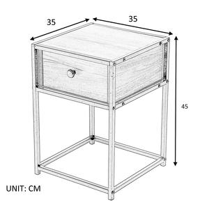 100% Natural Wooden Bedside <b>Table</b> Vintage Style Reclaimed Wood Bedside <b>Table</b> Available at Reasonable Price - Product Image 5