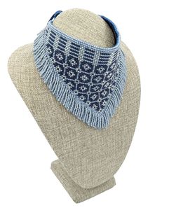 Collar de cuentas de semillas gruesas a la moda para mujeres y niñas, cuentas de cristal multicolor y cuentas de vidrio de HF CRAFTS - Product Image 1