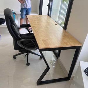 Mconcept HBMC033 <b>Computer</b> <b>Desk</b> 180x70cm Rubberwood with Iron Legs - Product Image 5