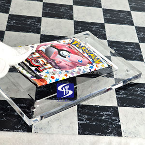 Support en acrylique personnalisé SYP pour cartes à collectionner <span class=keywords><strong>Pokémon</strong></span> <span class=keywords><strong>Shining</strong></span> Fates 1ère édition XY Evolutions, support de booster en acrylique transparent - Product Image 2
