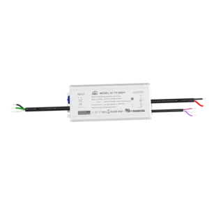 Fonte de energia regulável IP67 sem cintilação IP67 60W com 0-10V PWM Rx para aplicações de iluminação LED