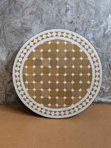 Mesa auxiliar de mosaico deslumbrante: Arte iridiscente-mesa de centro azul-mesa auxiliar-Decoración de sala de estar-regalo - Product Image 6