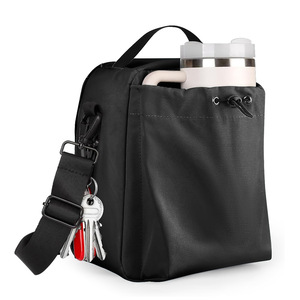 Sac isotherme bandoulière pour homme et femme, compatible avec les gourdes <span class=keywords><strong>Stanley</strong></span> et Owala, avec porte-bouteille - Product Image 4