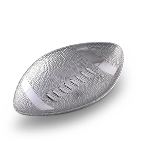 Bandeja de Metal con diseño de bola de pie de latón AK con bandeja decorativa con acabado antiguo plateado para decoración de mesa/utensilios de cocina - Product Image 1