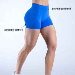 2025 nuevo traje de yoga 2 uds monos deportivos pantalones cortos de cintura alta para mujer pantalones cortos de trasero de melocotón trajes de Entrenamiento para mujeres - Product Image 4