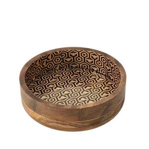 Handmade Luxury round <b>Mango</b> <b>Wood</b> <b>Bowls</b> Quality Sustainable Customizable Technique for Mixing Fruit for Business Gifts - Product Image 4