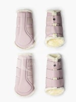 Bottes de protection pour chevaux Costa Sports, toutes saisons, couleur bordeaux, confortables, personnalisables en couleur et logo, pour usage équestre