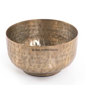 Tazón de Sopa de Aluminio Plateado Hecho a Mano, Decoración del Hogar, Vajilla Desechable, Diseño Moderno Ecológico, Suministro de la Mejor Calidad - Product Image 3