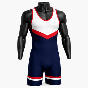 ชุดยูนิฟอร์มชุดมวยปล้ำแบบสั่งทำพิเศษ ชุดรัดรูปแบบชิ้นเดียว แห้งเร็ว ยืดหยุ่นได้ ชุดทีม OEM ODM ขายส่ง - Product Image 1