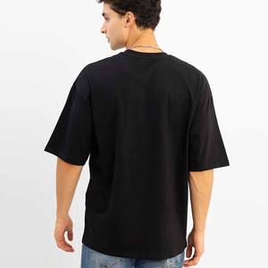 T-shirt imprimé à l'écran pour homme, votre propre texte et design imprimé, t-shirts oversize de rue - Product Image 1