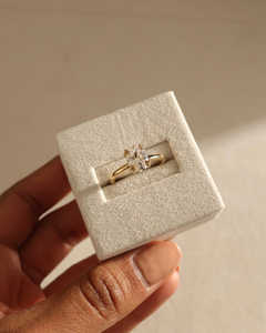 Bague de mariage en or massif pur de haute qualité avec diamant de laboratoire ovale serti griffe, magnifique bijou de luxe, cadeau idéal pour elle - Product Image 2