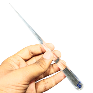 New Handcrafted Transparent Clean Sharp Point Healing <b>Wand</b> 32 Faceted 8 Inch Healing Energy <b>Wand</b> For Reiki Vastu Healing - Product Image 2