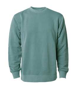 Sweat-shirt unisexe mi-lourd 300 GSM teint en pigment ras du cou 80% coton/20% polyester filé à anneaux 80% coton imprimé pour l'hiver - Product Image 4