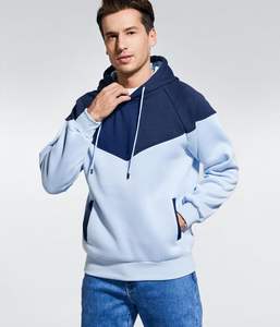 Pull à capuche pour hommes 380 GSM coton polaire personnalisé Streetwear sweat chaud décontracté à manches longues coupe urbaine - Product Image 2