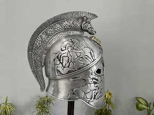 300 authentique film Leonidas roi médiéval grec armure cadeau guerrier authentique spartiate médiéval casque Cosplay spartiate casques spartiates - Product Image 6