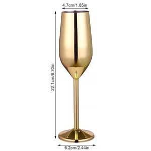 Verre à vin en métal de vente chaude comprend un cas d'utilisation de style matériel et des termes de conception pour améliorer attirer les acheteurs dans le prix de gros - Product Image 2