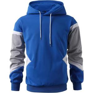 Sudadera con capucha de forro polar grueso de 450GSM con cremallera de un cuarto, de algodón/poliéster, personalizada para hombre, estilo casual de invierno, superventas - Product Image 1