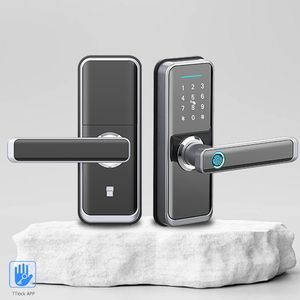 Eseye New Design <strong>Smart</strong> Door Lock Biometric Intelligent Fingerprint Electronic Security with Tuya TT <strong>Smart</strong> Lock App Network - Product Image 1