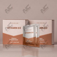 Nutricore Poudre de Vitamine D3 de Haute Qualité 1g en Sachet – Complément Alimentaire pour Adultes, Renforcement Osseux et Musculaire, Soutien du Système Immunitaire