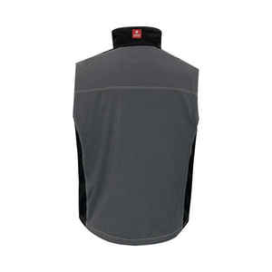 Gilet souple sans manches noir pour hommes, gilet de randonnée extérieur personnalisable, coupe-vent et imperméable, pour l'hiver - Product Image 2