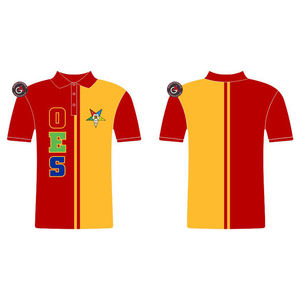 OES 100% nuevo Material de alta calidad logotipo personalizado poliéster Polo camisa Color sólido uniforme Golf Polo camisa - Product Image 1