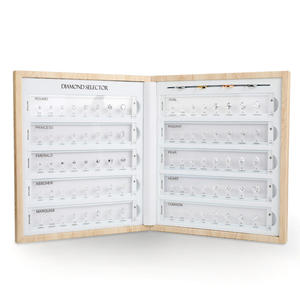 Outil <span class=keywords><strong>de</strong></span> visualisation <span class=keywords><strong>de</strong></span> la taille des diamants pour bijoux, kit <span class=keywords><strong>de</strong></span> sélection <span class=keywords><strong>de</strong></span> bagues à essayer, <span class=keywords><strong>de</strong></span> 0,5 ct à 5 ct, rond, princesse, émeraude - Product Image 4