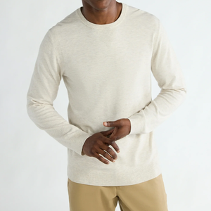 <b>Mens</b> Everyday Crewneck Sweater Latest Design Custom New Design Summer <b>Men</b> <b>Cardigan</b> 100% Cotton High Quality Knitted <b>Cardigan</b> - Product Image 2