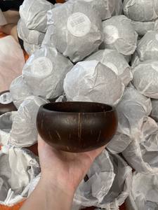 Taza de cáscara de coco 100% orgánico natural para beber - Product Image 4