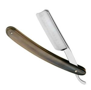 Maquinilla de afeitar recta de peluquero de salón profesional, etiqueta personalizada, hoja desechable de acero inoxidable, afeitado facial, nuevas tendencias - Product Image 1