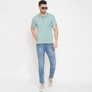 Camiseta Clásica de Verano Ligera de Poliéster y Algodón para Hombre, Moderna, de Manga Corta, Tejida, Transpirable y de Secado Rápido - Product Image 2