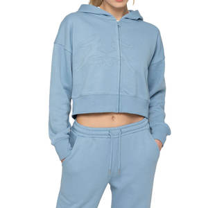 เสื้อครอปเอวลอยมีซิปเสื้อวอร์มสำหรับออกกำลังกายกลางแจ้ง - Product Image 5