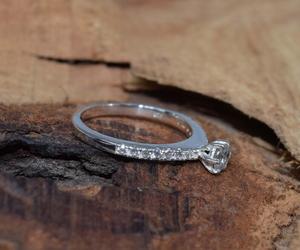 แหวนเพชรเซอร์โคเนีย925ทรงลูกบาศก์หรูหราคอลเลกชันใหม่ของขวัญเครื่องประดับแฮนด์เมดสำหรับคริสต์มาส - Product Image 3