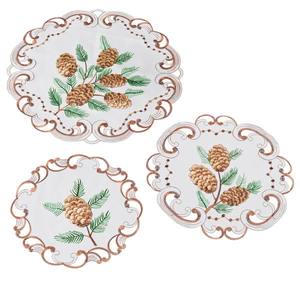 Top Selling Cheapest Placemats Boho Wedding Party Decorative Dining Table Decor Elegant Round Printed <b>Woven</b> Table Placemats Set - Product Image 2