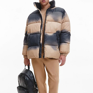 Chaquetas Acolchadas para Hombre, Invierno 2025, Venta al por Mayor, Nueva Chaqueta Acolchada Estampada, Chaqueta de Burbujas Personalizada OEM - Product Image 2