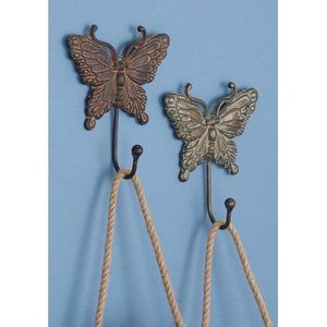 Farmhouse Rustic Cast Iron <b>Wall</b> Hook For Organizing Clothing <b>Keys</b> Towels Hats And More In Traditional Interiors - Product Image 4