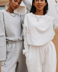 Pantalones de chándal con logotipo personalizado para mujer, pantalón informal de alta calidad, venta al por mayor - Product Image 2