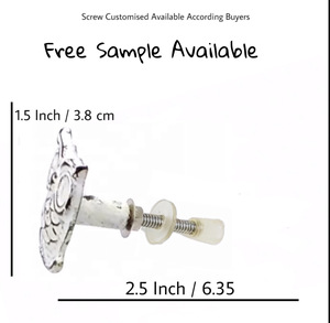 Pomos de hierro fundido modernos de color búho blanco para muebles, cocina y dormitorio, armarios, aparador, armario y puerta, manijas de cajón - Product Image 3