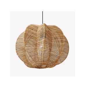 Indoor Natural <b>Bamboo</b> Rattan Handmade Wicker Chandelier Pendant Traditional Style High Quality Villa Energy Saving - Product Image 5