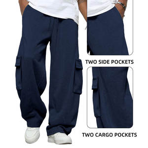 Street Wear Thick Baggy Sweatpants For <b>Men's</b> Breathable Solid Color High Quality <b>Men</b> Pants Oversized <b>Trousers</b> <b>Slim</b> <b>Fit</b> Washed - Product Image 5