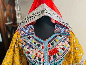 LONG SLEEVES BEST QUALITY WOMEN AFGHANI DRESSES WITH HANDWORK FINE STITCHING NEW TRENDY DESIGNS - Product Image 4