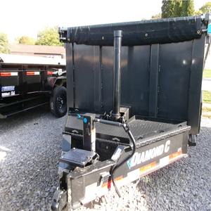 Remorque à benne basculante 1,5-5 tonnes, éclairage LED, revêtement en poudre, haute qualité, vérins hydrauliques à jambe articulée personnalisables, garantie Goodyear - Product Image 3