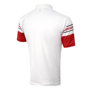 Camiseta atlética para Polo para hombre, logotipo personalizado, secado rápido, absorbe la humedad, poliéster elástico de cuatro vías, manga corta, estampado deportivo - Product Image 5