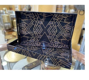 Bandeja de madera para servir platos para comida, bandejas de madera de acacia, cargador sólido de frutas, platos para servir, aperitivos de frutas para comida, apto para aperitivos - Product Image 1