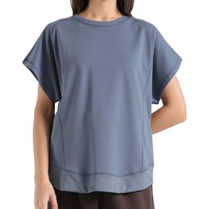 T-shirts en jersey pour femmes de grande taille avec bouton Haut à demi-manches ajusté de couleur pure pour femmes coupe ample 2026 - Product Image 1