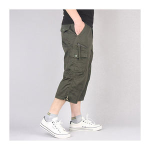 กางเกงขาสั้นทรงคาร์โก้แบบมีเข็มขัดสำหรับผู้ชายกางเกงเบอร์มิวดาทรงใหญ่และสูงสไตล์แมสเซนเจอร์กางเกงกลางแจ้งลำลองขายส่ง - Product Image 5
