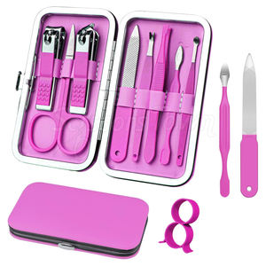 Kit de manucure de salon avec limes et poussoirs de qualité professionnelle de marque personnalisée - Product Image 1