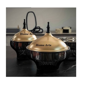 Iron And Stainless Steel Chafing Dish Premium Quality Round Shape Food Warmer Chafing Dish At Lowest Price - Product Image 1