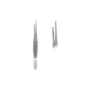 Pinces à tissus atraumatiques Debakey 1x2 dents 16 cm en acier inoxydable, ensemble d'instruments manuels - Product Image 6